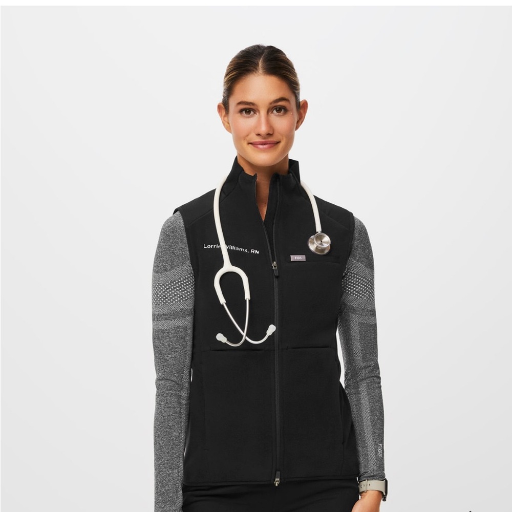 Figs black vest